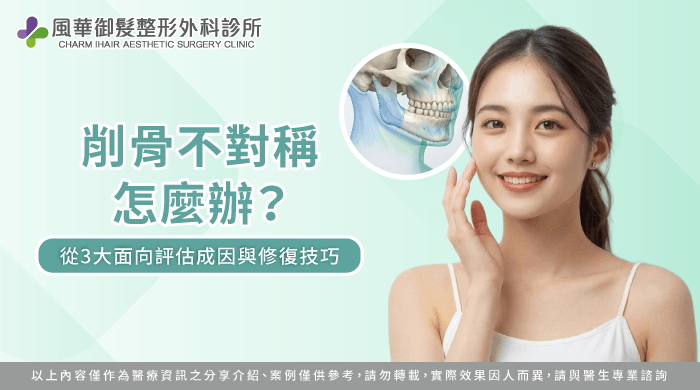 削骨臉型對稱評估與修復-削骨不對稱