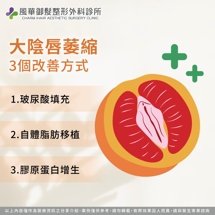 大陰唇萎縮 -新竹私密處整形推薦